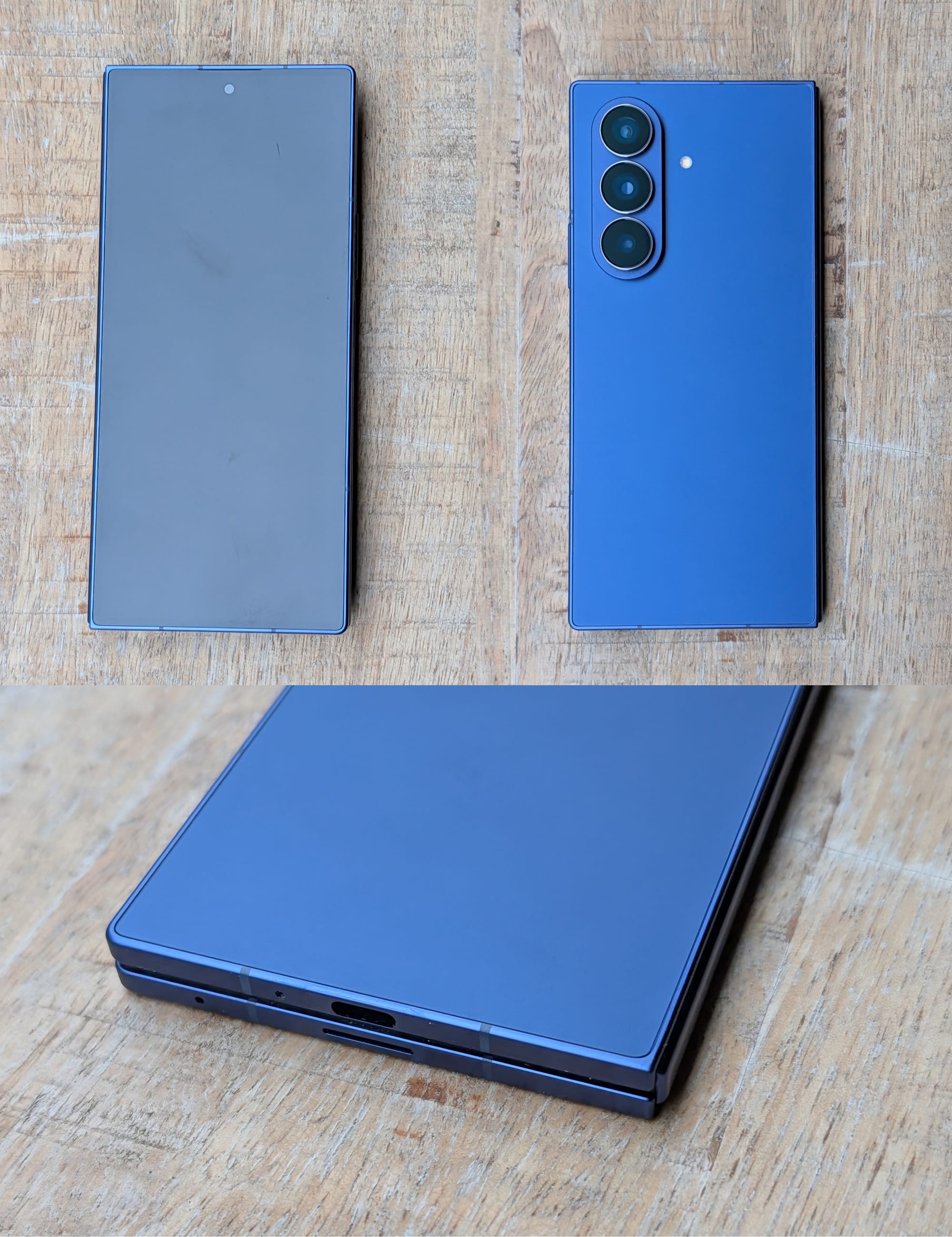 Mein Testgerät in der Farbe Blau macht einen sehr schicken Eindruck und fühlt sich edel an.