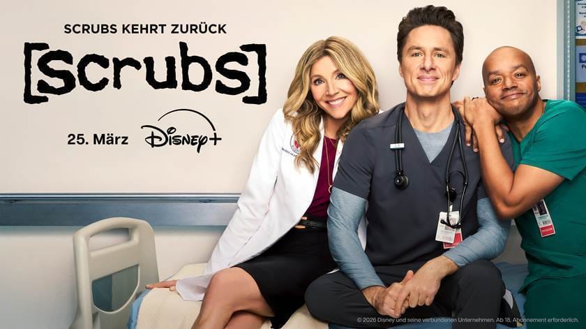 Erster deutscher Trailer zur 10. Staffel «Scrubs»