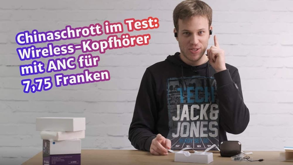 Chinaschrott im Test: Kabellose Kopfhörer mit ANC für nicht einmal 10 Stutz