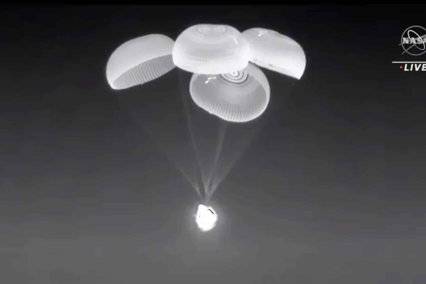 SpaceX bringt vier Astronauten erfolgreich von der ISS zurück