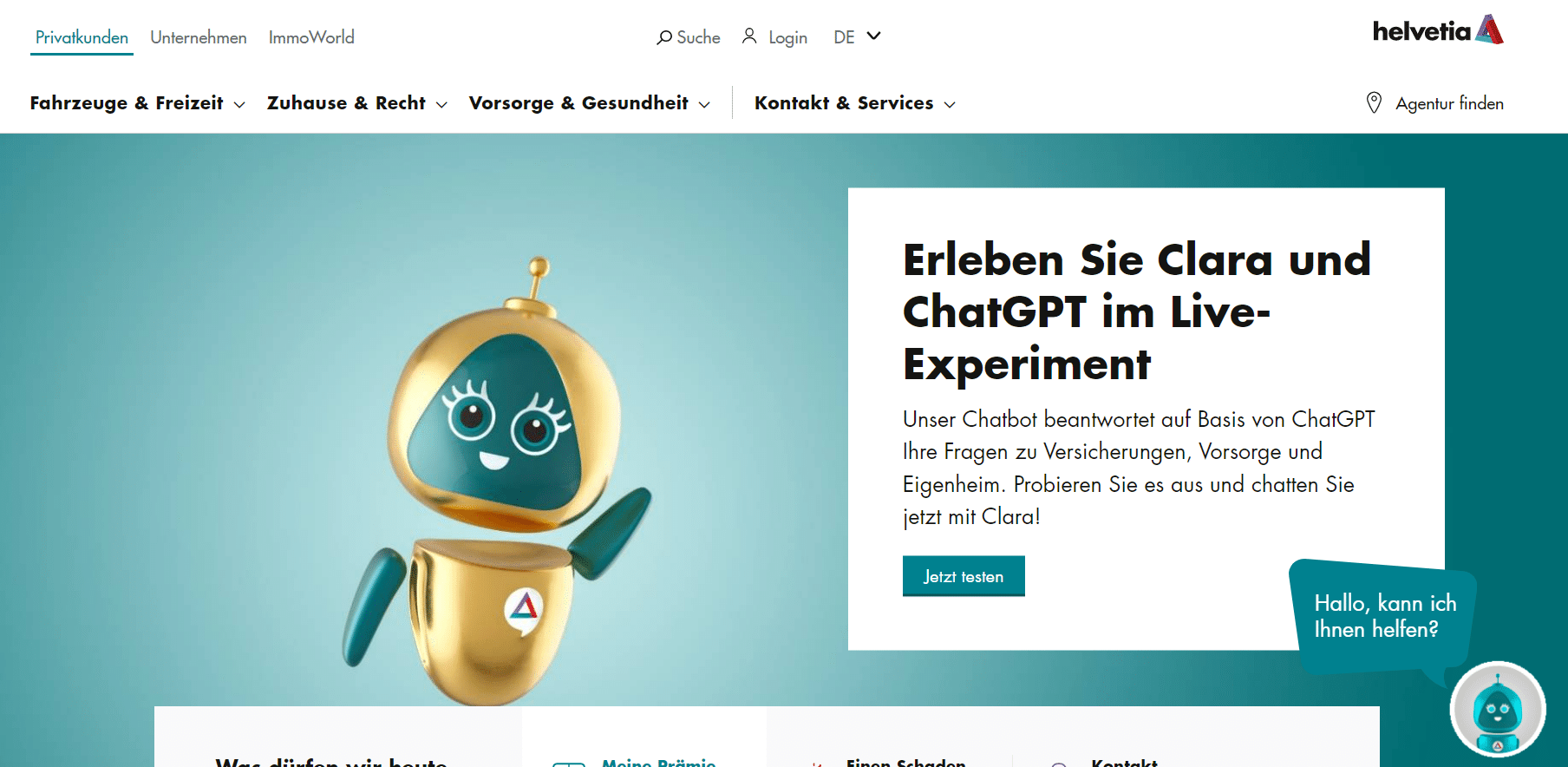 Helvetia Versicherung setzt auf ChatGPT – und rät gleichzeitig von Nutzung ab