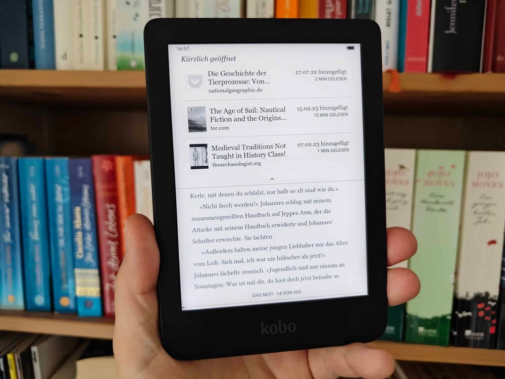Kobo Clara 2E im ultimativen Langzeittest: Mit diesem eReader kannst du baden gehen