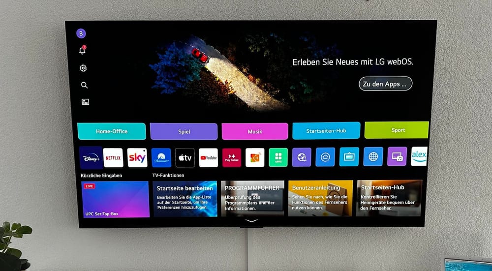 Ich habe mir einen neuen TV gekauft
