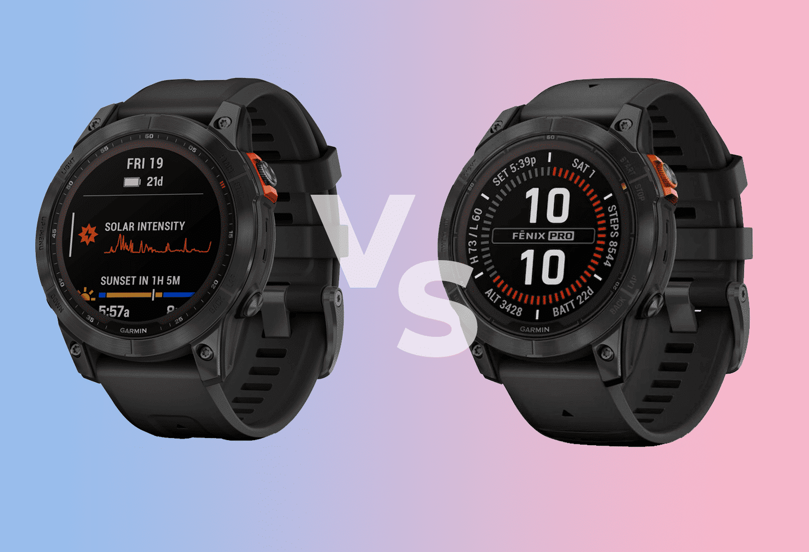 Garmin Fenix 7 vs. Fenix 7 Pro Das sind die Unterschiede • vybe