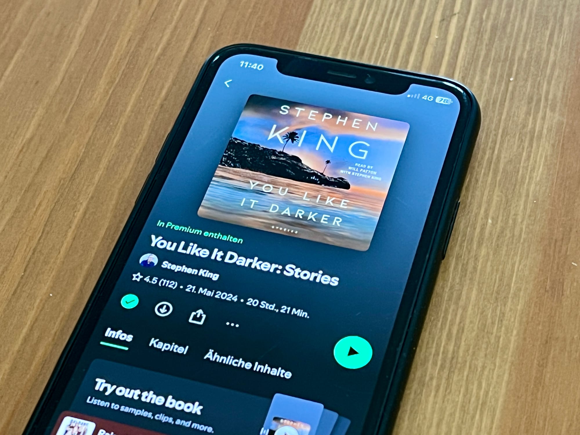 Spotify hat seine Hörbuch-Sparte ausgebaut und umgestellt. (Bild: cbu)