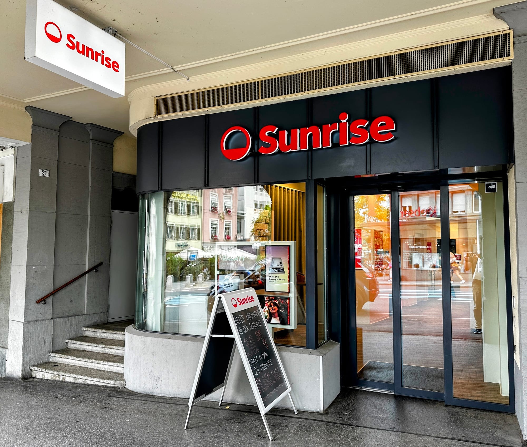 Der Sunrise Shop in Thun