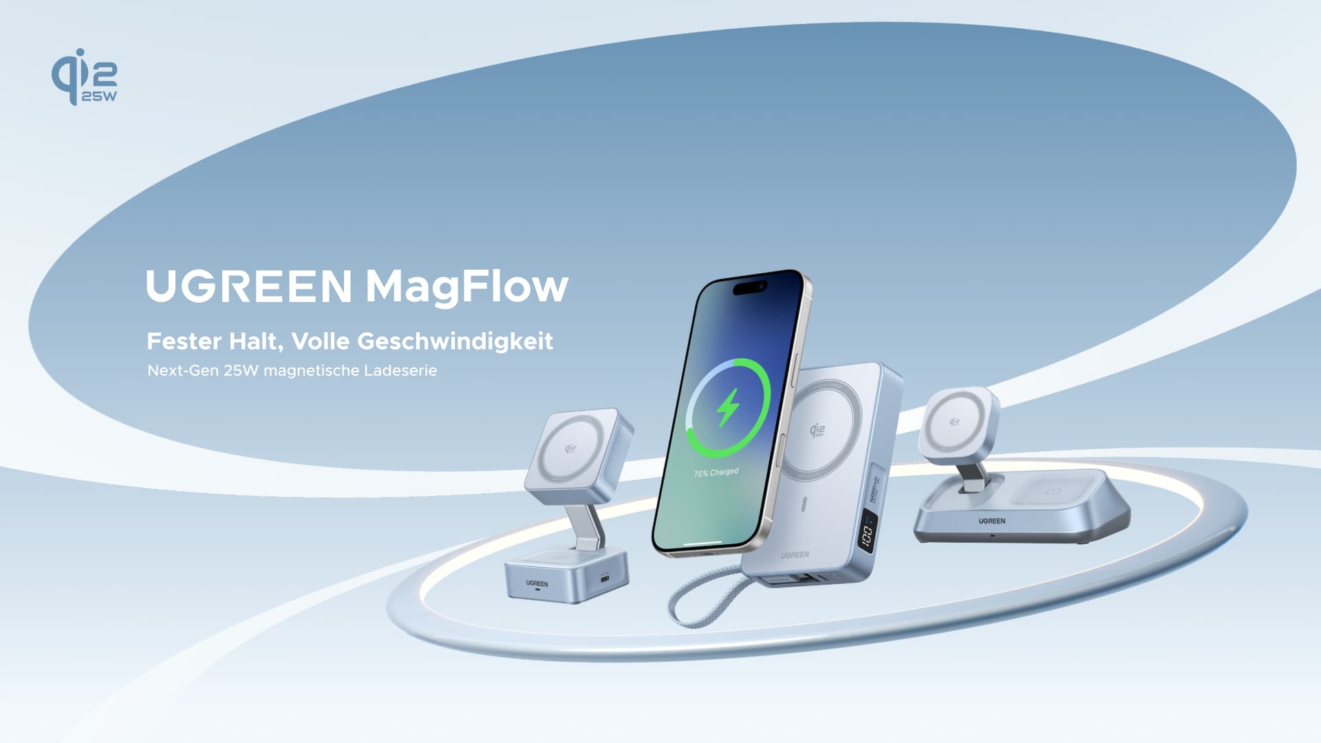 MagFlow-Serie: UGREEN zeigt neue Qi2-Gadgets