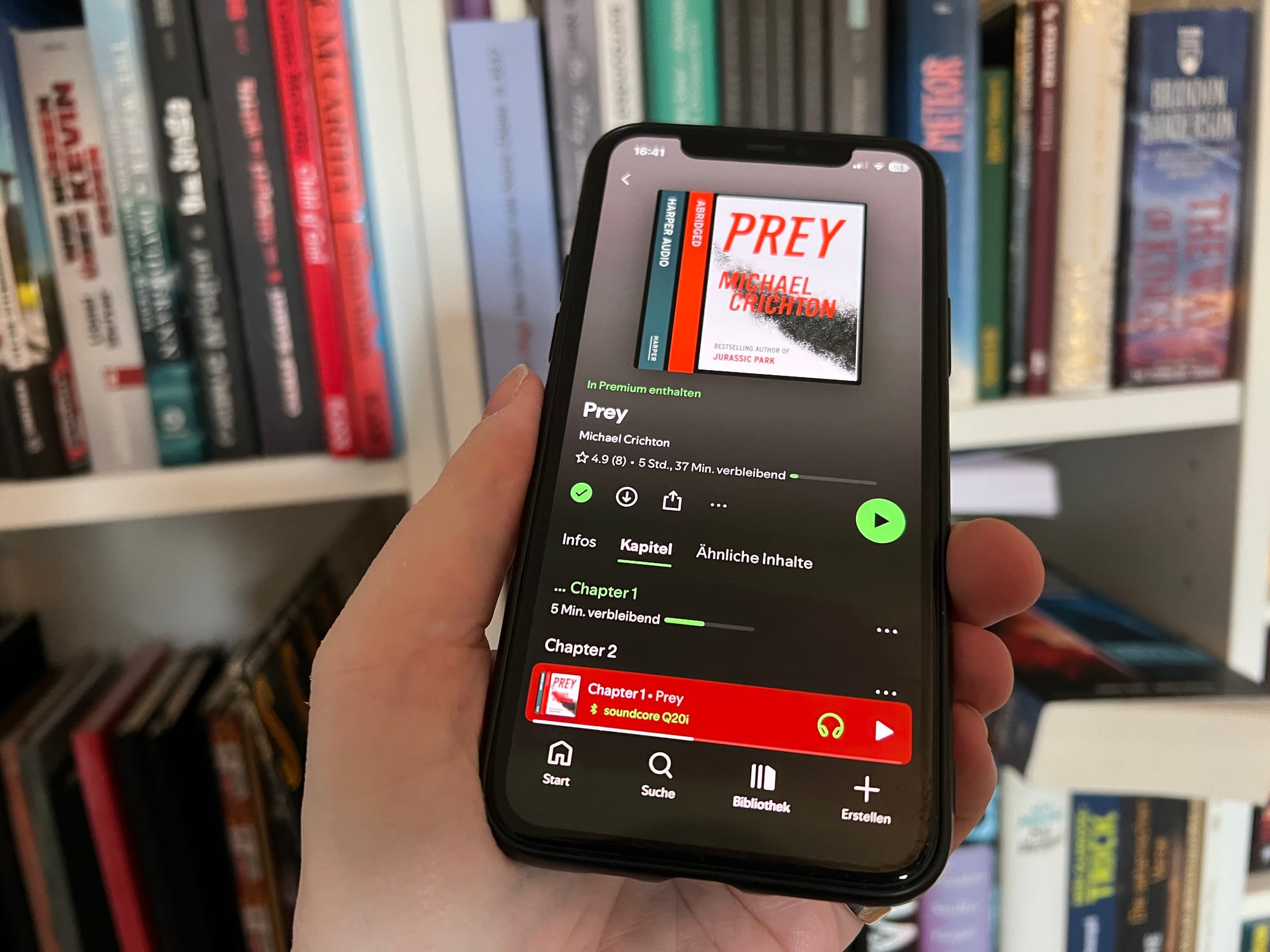 Ab Frühling bietet Spotify mehr Funktionen für die Hörbuch-Sparte an. (Bild: vybe)