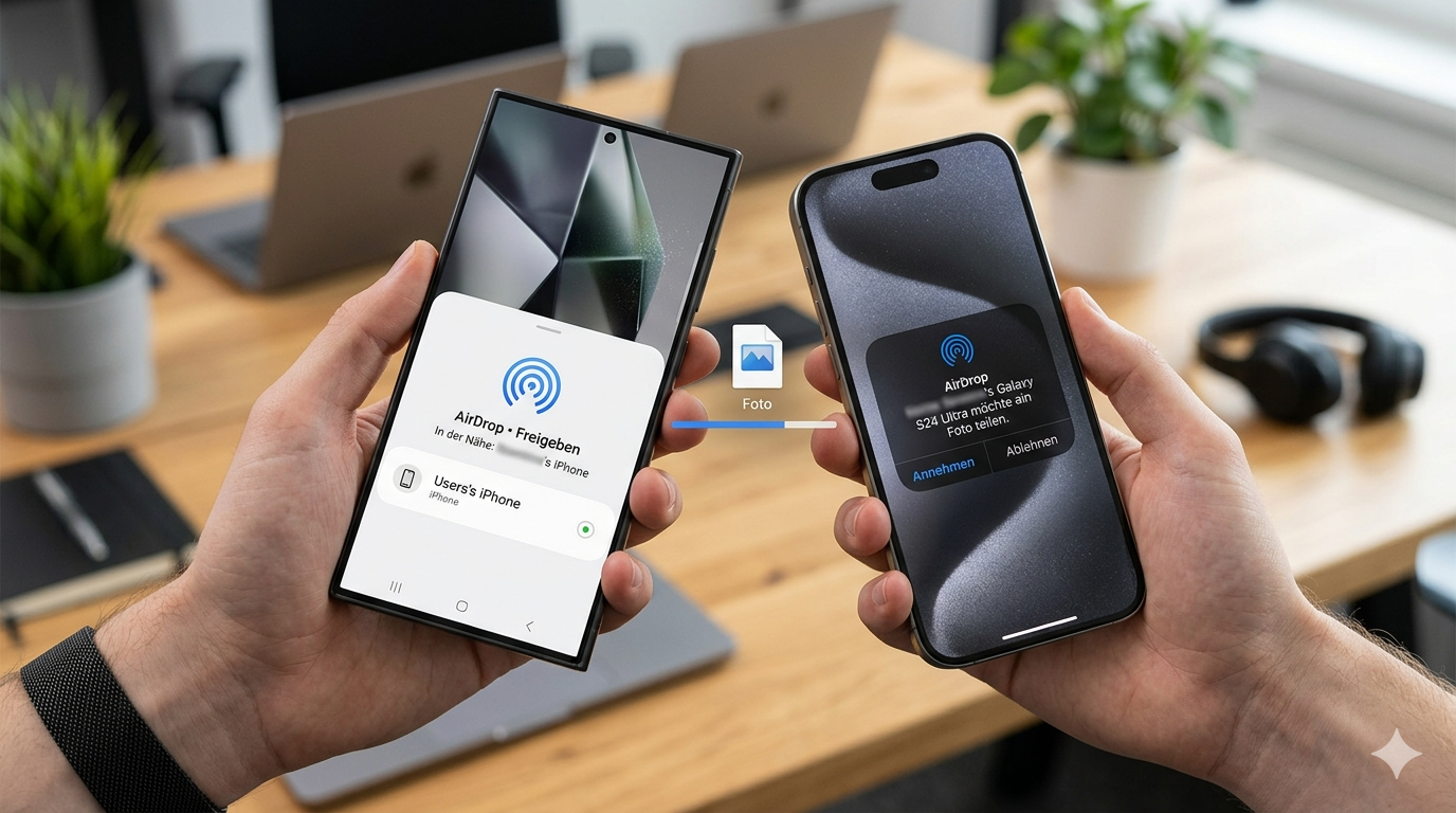 AirDrop für Android: Samsung bringt Feature auf Galaxy S26