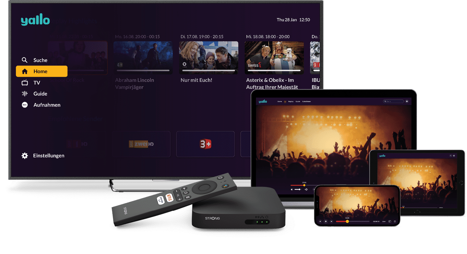 Das neue TV-Angebot yallo TV