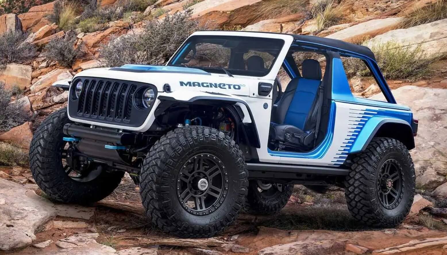 Jeep Wrangler Magneto 2.0 Elektroauto Konzept