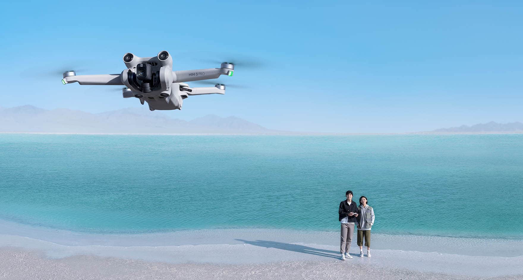 DJI Mini 3 Pro Drohne am Strand