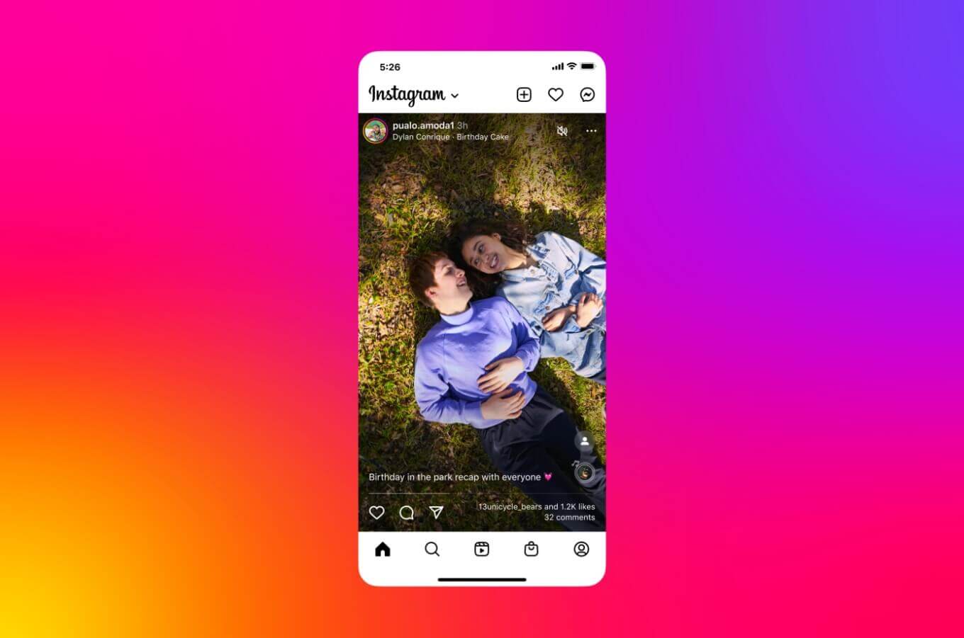 Instagram mit TikTok-ähnlichem Feed.