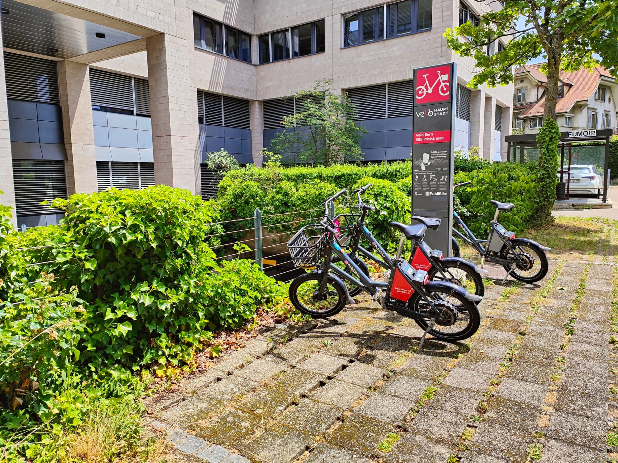 PubliBike Station in Ostermundigen (Bern)