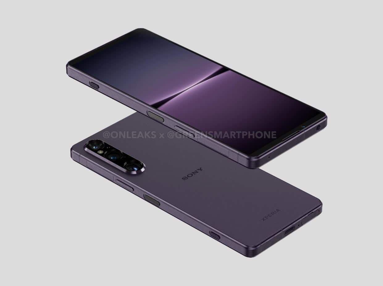 Das Sony Xperia 1 V auf ersten Renderbilder