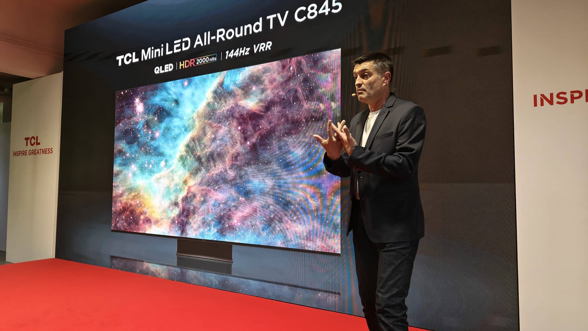 TCL C84 für die Schweiz vorgestellt.